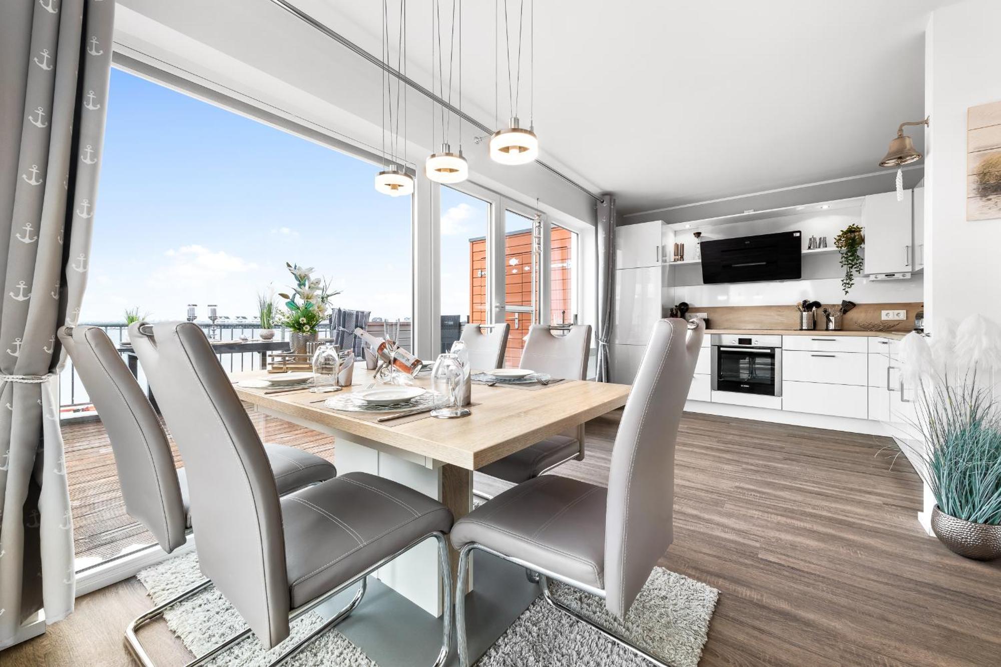 Ferienwohnung Hafenlounge 올페니츠 외부 사진