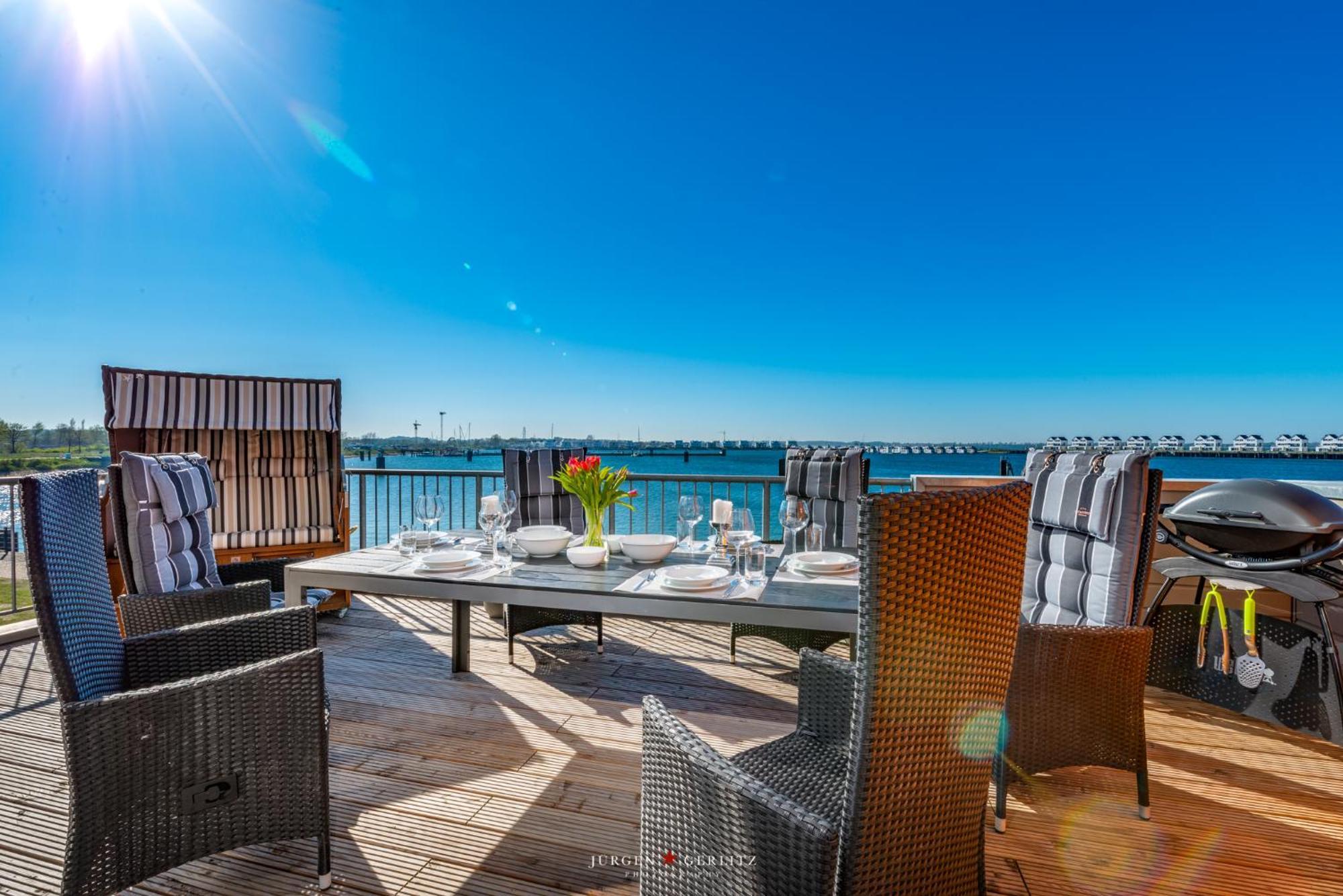 Ferienwohnung Hafenlounge 올페니츠 외부 사진